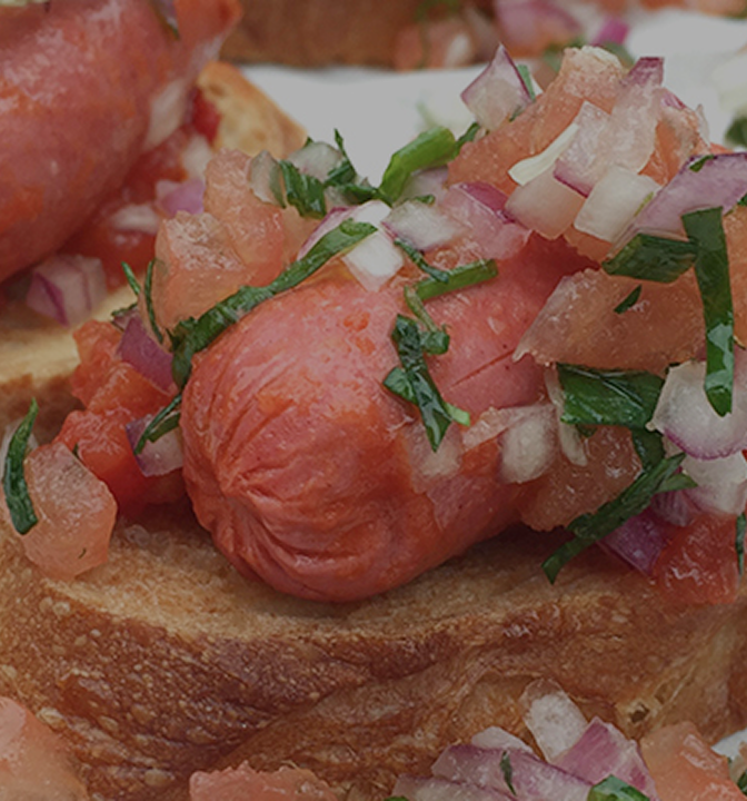 Sosis Bruschetta